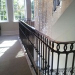 Metal banister painted/re-sprayed